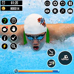 Ícone do jogo Corrida na Piscina: Natação 3D